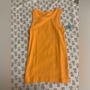 Orange tank top